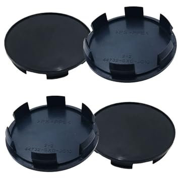 Radkappe 4 Stücke Auto Radnabenkappe Universal Auto Radnabenabdeckung Mitte ABS Felgenkappe Schwarz 64mm 70mm Fahrzeugreifen Felgenabdeckung Universal Radzierblenden