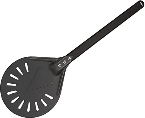 WOTZOV Pelle à Pizza perforée, Pelle à Pizza en Aluminium Dur, avec Manche Amovible de 16 Pouces de Long, Pain à Pizza Fait Maison/B / 7 Pouces,B 8 Pouces