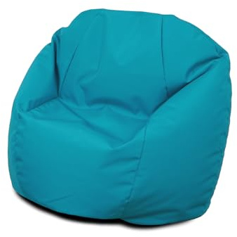 Bags of Beans Wipe Clean Large High Back Childrens Bean Bag - Turquoise