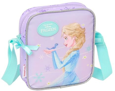 Safta FROZEN SPIRIT - Liten axelväska, axelväska för barn, barnväska, lämplig för barn i åldrarna 5 till 14 år, bekväm och mångsidig, kvalitet och styrka, 16 x 4 x 18 cm