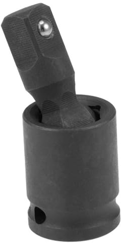 TOP-VIGOR 3/8 Drive Universal Joint Swivel Deep Impact Socket, Heavy-Duty CR-V U-Joint Adapter for Ratchet, Socket Wrench and Automotive Repair Tools