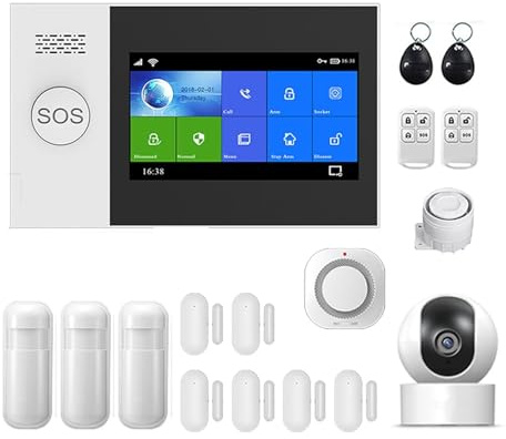 Wireless Wifi Anti-theft Alarm System For Home APP Remote Control Burglar Alarm DIY Kit Tuya Smart Life(E)