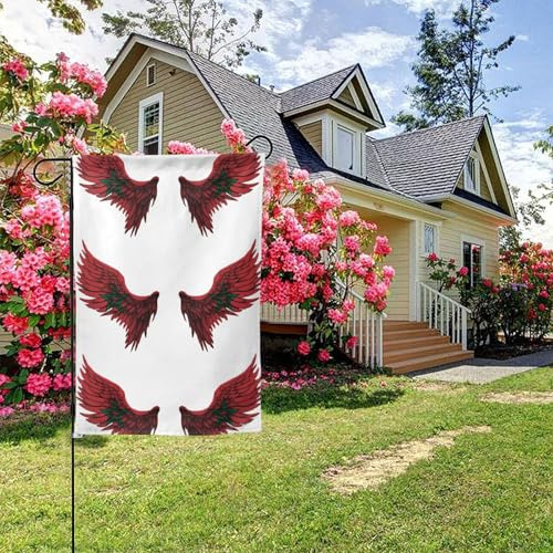 Drapeau marocain double face 28 x 40 pouces, décoration extérieure pour jardin