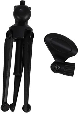 WHAMVOX Mikrofonständer Schreibtisch aus Zinklegierung Stabil und Robust mit Mikrofonhalterung und Klemme für Homeoffice und Gesangsaufnahmen