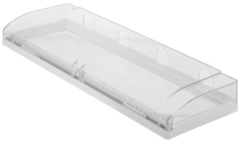 Caja de Enchufe de 4 Tomas, Cubierta Adhesiva | Embellecedor para Enchufes, Tapa de Salida del Baño y Oficina, Plástico de Acabado Limpio