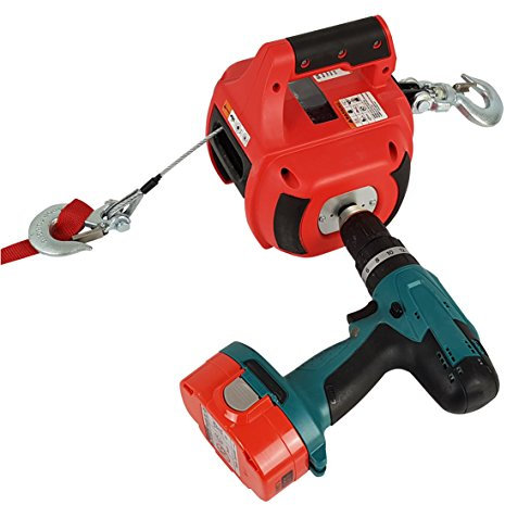 Berger & SchröterBerger & Schroeter Seilwinde 31717 Zugkraft (stehend)=225kg Antrieb ueber Akkuschrauber