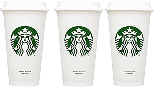 Starbucks Taza de viaje reutilizable para llevar taza de café (grande, 16 onzas), paquete de 10