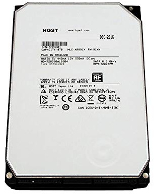 Hitachi Ultrastar He8 - Disco duro SATA de 8 TB de 3,5 pulgadas, 7200 rpm, 128 MB 0F23763 - HUH728080ALE601