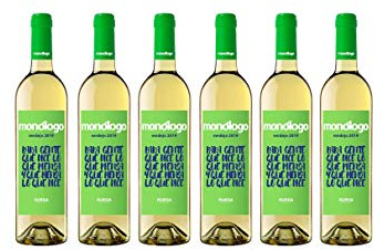Monólogo Blanco Verdejo - Rueda - 6 Botellas de 750 ml - Total: 4500 ml