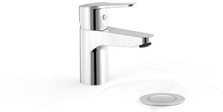 TRES 21510410D BASE-TRES Grifo Monomando Eco Lavabo+Click-Clack