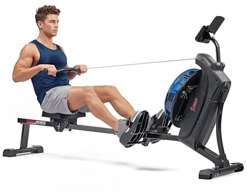 Sunny Health & Fitness Inteligente Remo Hidro + Magnético para Cuerpo