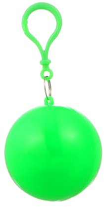 DOITOOL 4stücke Regenponcho Einweg-Regenmantel Unisex Leicht Zu Schlüsselanhängerball Kompakt Und Tragbar Für Reisen Und Outdoor-aktivitäten Weiß Gelb Rot Grün