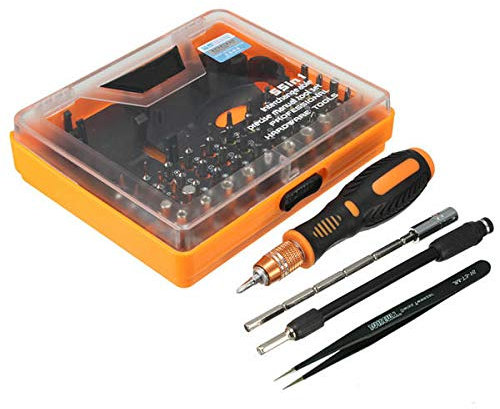 53 en 1 destornillador Torx de precisión multibroca herramienta de reparación de teléfono