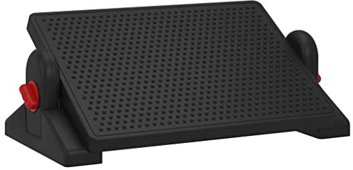 vidaXL Fußstütze Schwarz 50x30,5x17 cm