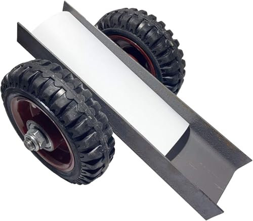 Hochleistungs-Plattenwagen, 300 kg Tragkraft, Transportwagen mit Vollreifenrädern für Plattenmaterial, Glas, Sperrholz, Tür, Fensterrahmen, Gipskarton