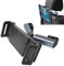 Helweet Soporte Tablet Coche, Soporte Extensible para Tablet, Soporte para Reposacabezas de Coche, Soporte de Asiento Trasero Ajustable, Proporcionar Una Experiencia de Visualización Cómoda, Negro
