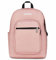 Invicta Zaino Scuola Jelek, Rosa Scintillante, Doppio Scomparto Con Tasca per PC e Tasca per Borraccia, 34 lt, Scuola Media e Superiore, Zaino Ragazza