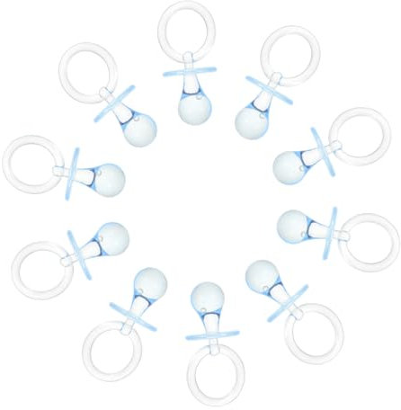 Warmhm 12stücke Miniatur Schnuller Dekoration Babyparty Geschenk Zubehör Schnuller Ornament Spielzeug Favors Für Party