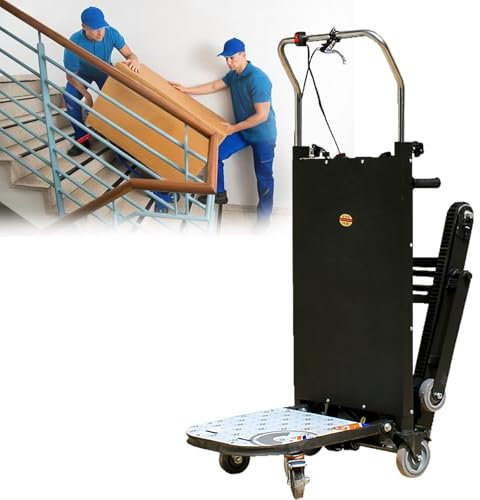 RoyceBee Electric Stair Climbing Hand Trucks Dolly Cart, 1102lb Capacity Heavy Duty Stair Climber, Carry Heavy Objects Up and Down Stairs Effortless for Furniture Logistics Warehouse