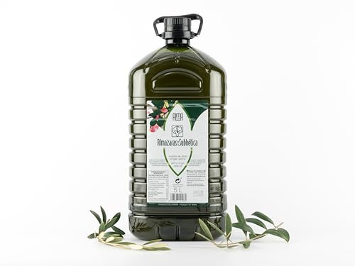 ALMAZARAS DE LA SUBBÉTICA DOP PRIEGO DE CÓRDOBA – Aceite de Oliva Virgen Extra Gourmet 5L | AOVE Gourmet | Coupage Picuda, Picual y Hojiblanca | Uso en Crudo y Cocina Profesional