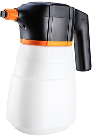 Sharplace Pulvérisateur à Mousse électrique pour Lavage de Voiture, Pompe Professionnelle Robuste de 2 L, pulvérisateur sous Pression pour arrosage de Jardin et, Blanc Orange