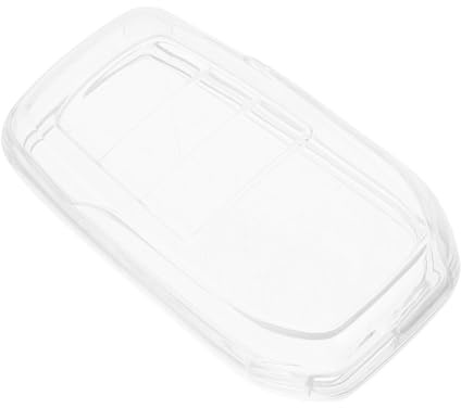EXAOMBLE Cache Clé Voiture Transparent Étui Porte-Clés Protecteur Compatible Design Élégant Résistant Aux Rayures Facile À Installer 3.03X1.69X0.71 Pouces
