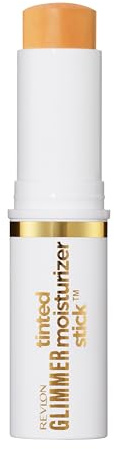Revlon Glimmer Tinted Moisturizer Stick Gesicht, Feuchtigkeitsspendende Foundation, aufhellend, glättend, für eine strahlende Haut, 120 Light Medium, 8.9g