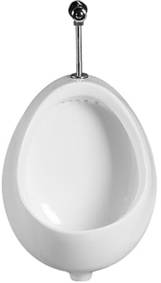 Urinoir mural pour homme – Urinoir d'angle en porcelaine pour salle de bain design anti-odeur commercial drainage vertical idéal pour adultes et toilettes publiques