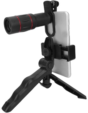 YUYTE 36X Telefonkameralins, Professionell Optisk Zoom Telefotomobiltelefonlins med Klämma för IOS-telefoner Support för Flera Kamera