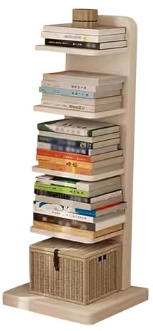 Librerie e librerie, scaffale a scala a 5 ripiani, in legno, per camera da letto, soggiorno, decorazione per la casa