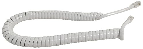 The VoIP Lounge Replacement 9 Foot Short White Handset Receiver Curly Cord for AT&T Phone (Please See Full Description Below)