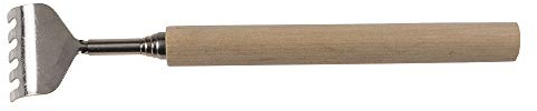 Out of the blue Rascador de espalda extensible con mango de madera