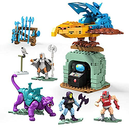 MEGA Construx GPH24 - Probuilder Masters of the Universe Classic Point Dread, Bauset inkl. 3 Mikro-Actionfiguren mit Bewegungspunkten, Spielzeug ab 8 Jahren