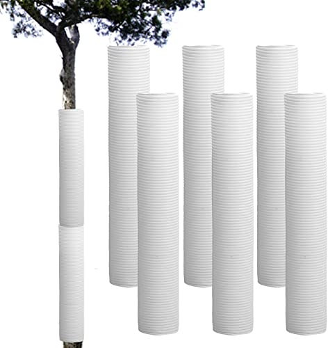 Ailopta Guardia Corteccia d'albero | Involucro Protettivo per Piante da Esterno da 6 Pezzi | Protezione della Corteccia delle Piante da decespugliatori, falciatrici, Cervi, Altri Animali e Strumenti