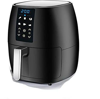 NEWCES Friggitrice ad Aria 6 in 1 Friggitrice ad Aria a convezione Digitale Tostapane Forno Combinato e disidratatore Grande Forno da banco Senza Olio con Touchscreen Digitale a LED Nero 1500 W