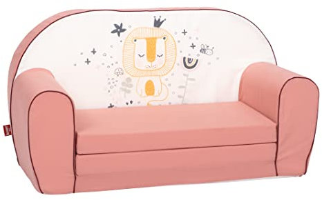 KNORRTOYS.COM 75004 Kindersofa-Löwe Leo Rose, Kleine