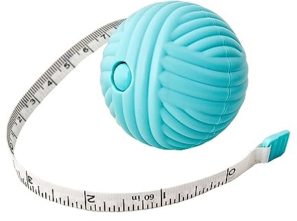 Crafty Capers Ball of Wool Style Tape Measure | For Knitters | Cracker Filler | Mini Gift
