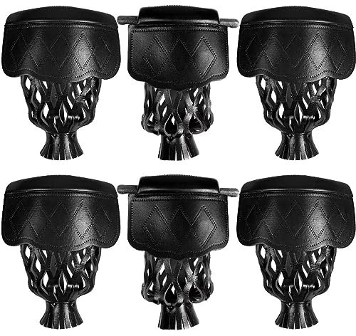 Collapsar Billardtaschen-Set, Kunstleder, 6 Stück, Ersatztaschen für Billardtischzubehör