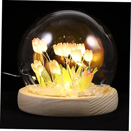 Gadpiparty Tulpenlampe Diy Bastelset Nachtlicht Blumenlampe Für Schlafzimmer Wohnzimmer Büro Kreatives Nachtlicht Zimmerlicht Blumenlicht Nachtlampe