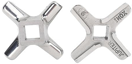 2 Pezzi Lame Per Tritacarne, Coltello in Acciaio Inossidabile Lama Per Tritacarne Sostituzione Accessori Per Tritacarne Parti di Macchine Per Tritacarne
