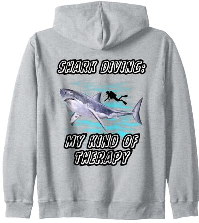 Tauchen mit Haien Haitauchen Haitaucher shark diving Kapuzenjacke