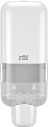 Tork Spender für Seifen und Händedesinfektionsmittel, S4, 564500, 6 Stück | Weiß, geeignet für Flüssigseife, Schaum und Gel, Elevation Design