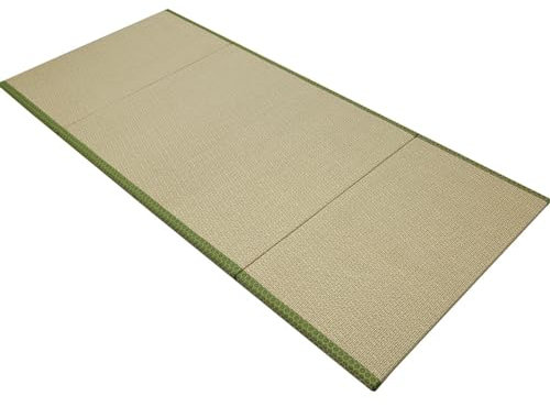 Traditionelle japanische Matte, faltbare Futon-Matratze, King-Size, Rush Grass Bodenmatte, tragbares Klappbett zum Schlafen oder Sitzen, UK-Standardgröße, natürliche und bequeme Schlaflösung