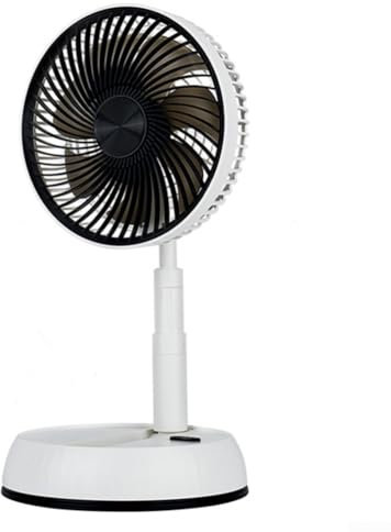 JoyousMall Lot de 2 ventilateurs télescopiques oscillants portables avec télécommande 5400 mAh