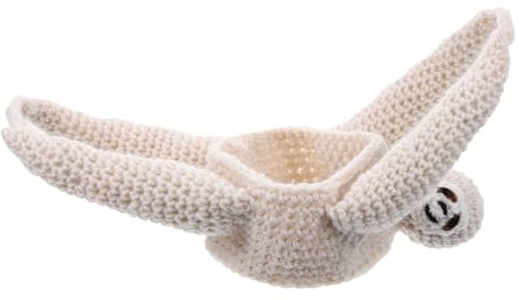 Happyyami Sloth Gifts Hanging Basket Indoor Outdoor Wall Decor Crochet Planter Holder
