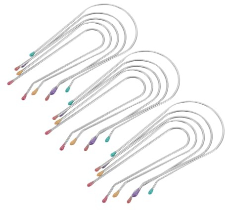 FRCOLOR 40stücke Beheizbare Lockenwickler-clips aus Edelstahl für Heizwickler Ersatzclips für Lockenwickler mit Klemme Passend für Verschiedene