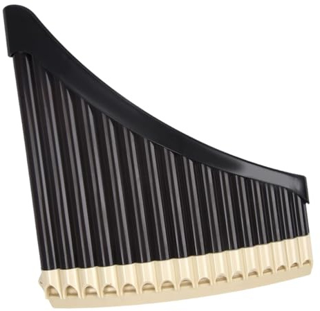 Professionelle Panflöten Die Panflöte in C Tonart ist ein leicht zu erlernendes Musikinstrument(Black,16-pipe)
