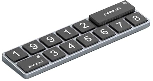 Ksikdeg D'immatriculation De Stationnement Voiture À Clavier Numérique Sécurisé Adaptée Une Confidentialité Améliorée Et Une Résistance Soleil dans Divers Environnements Panneau