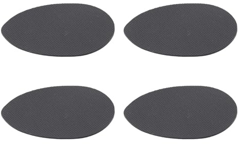 Didiseaon Almohadillas Antideslizantes Pies de Silicona Negras, 4 Piezas, Cómodas y Profesionales para Aliviar el Dolor y Caminar Silenciosamente