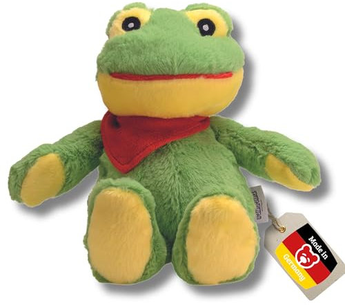 welliebellies® Wärmekuscheltier Frosch 30 cm grün für Mikrowelle Backofen